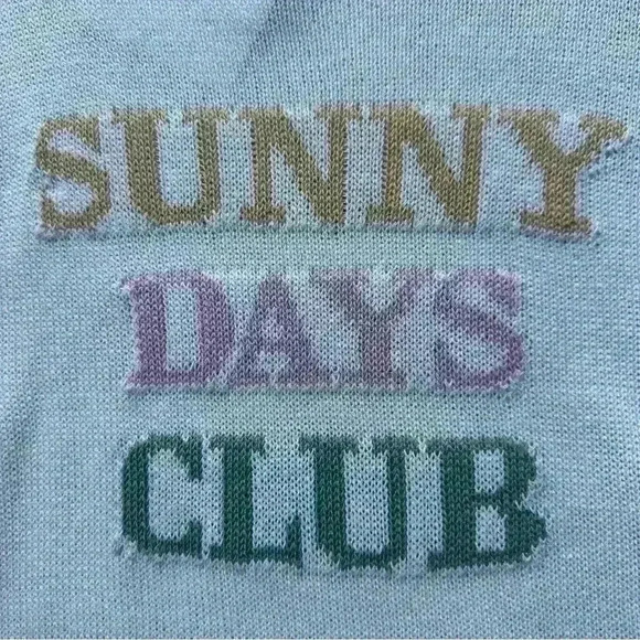Sunny Days Club Ivory Sweater SZ L NWT - Picture 4 of 7
